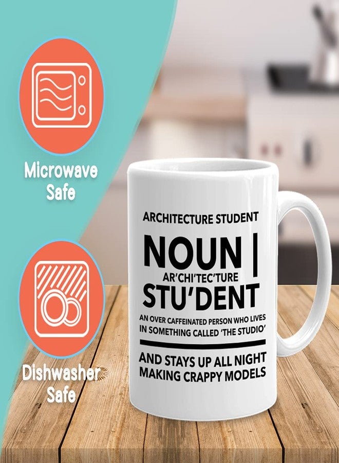 Bubble Hugs Architect Coffee Mug 11 oz, Architecture Student Interior Design House Building - Image 2